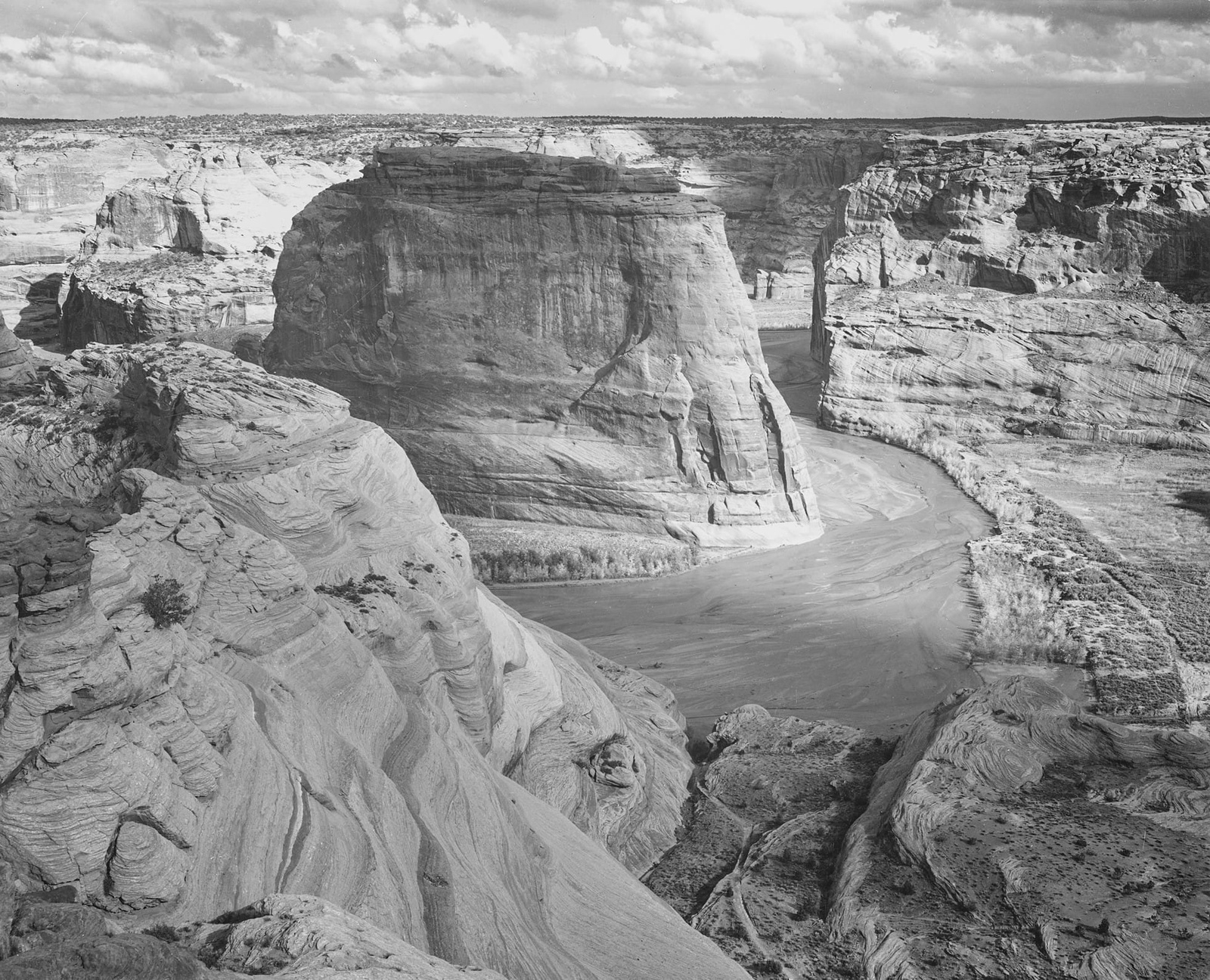 View of Valley from Mountain, 'Canyon de Chelly'